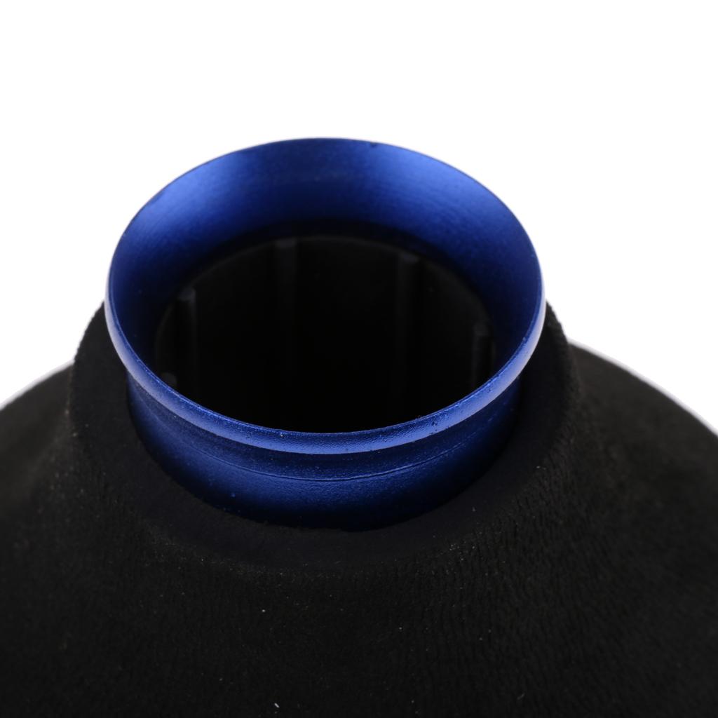 Round Shock Absorption Fishing Rod Holder, Install at Tail of The Pole Blue