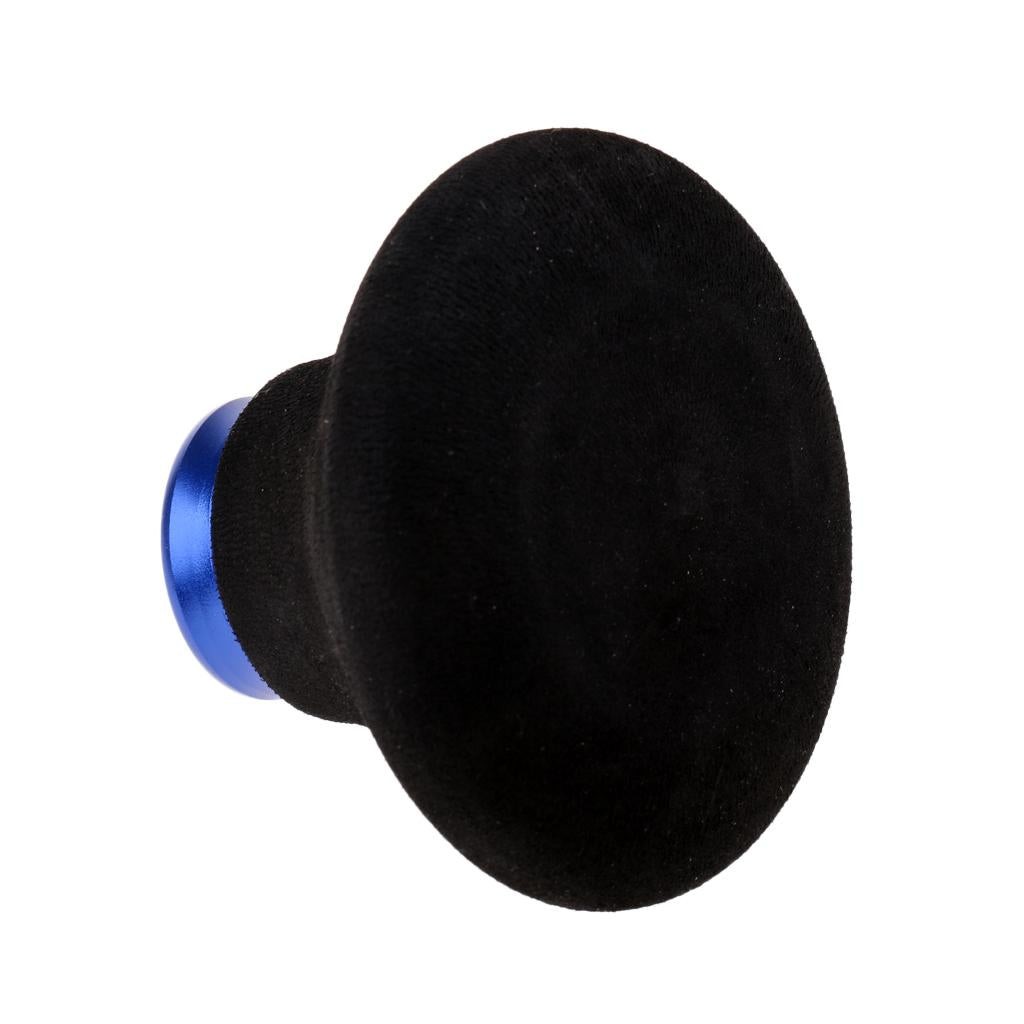 Round Shock Absorption Fishing Rod Holder, Install at Tail of The Pole Blue