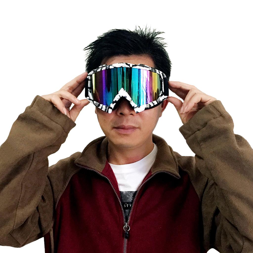 UV400 Protection Skiing Goggles Sports Snowboarding Eyewear Glasses Color 1