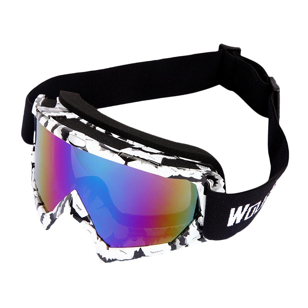 UV400 Protection Skiing Goggles Sports Snowboarding Eyewear Glasses Color 1