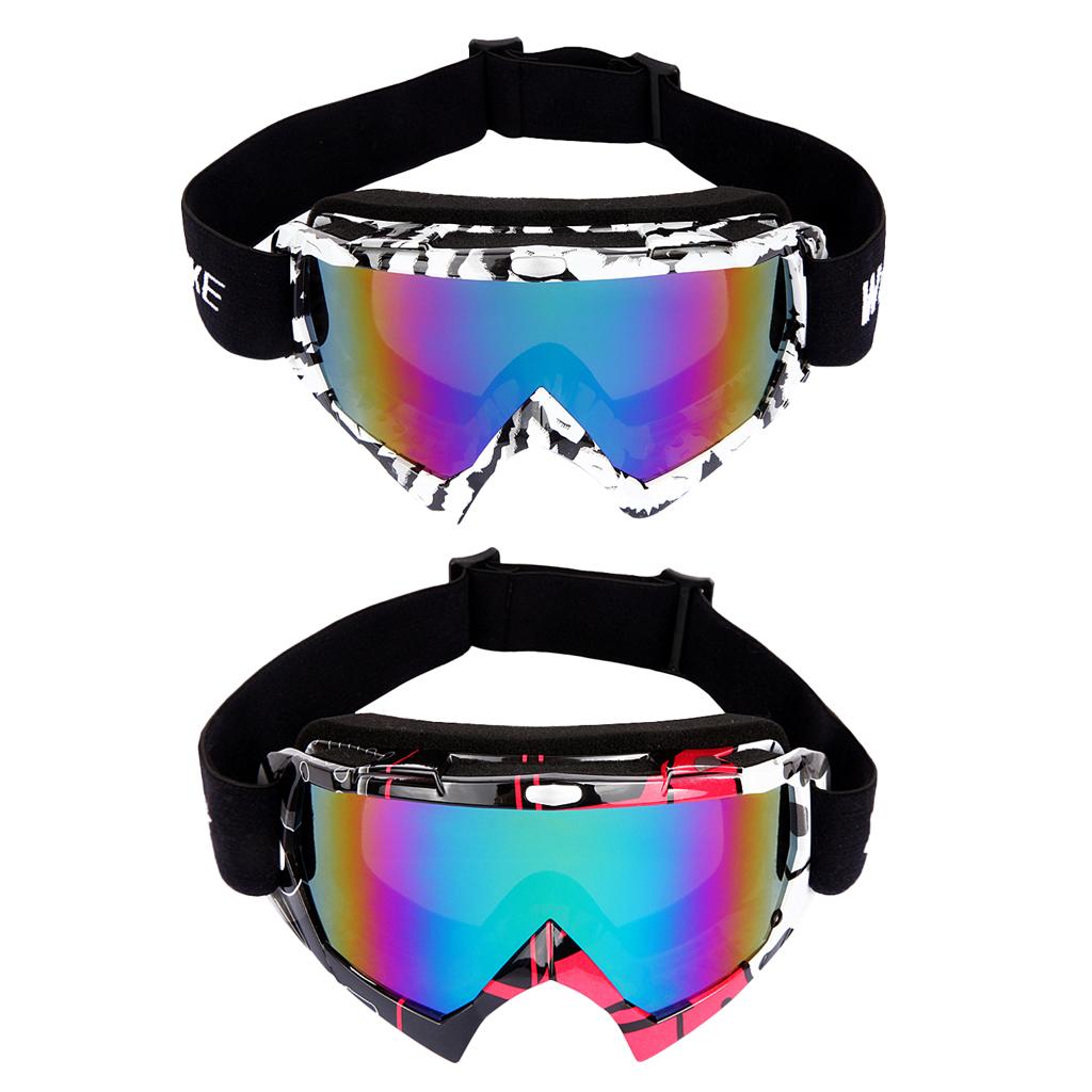 UV400 Protection Skiing Goggles Sports Snowboarding Eyewear Glasses Color 1