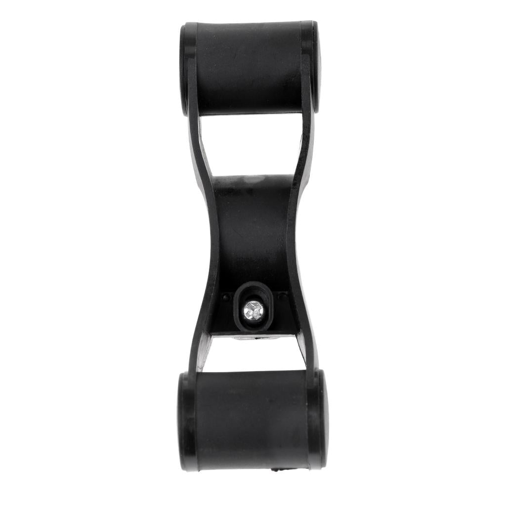 Handlebar Extension Bicycle Dual Bike Light Holder Extender Mount Black