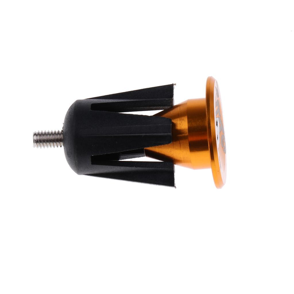 1 Pair Alloy Bike Bicycle Handlebar End Grips Plugs Handle Bar Caps Gold