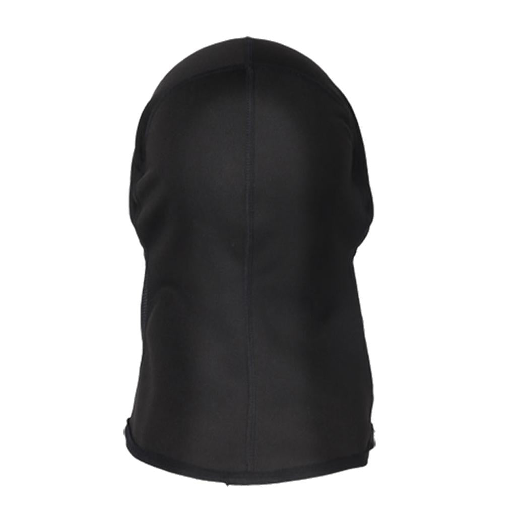 Winter Cycling Full Face Mask Windproof Skiing Fleece Warm Hood Scarf Gray