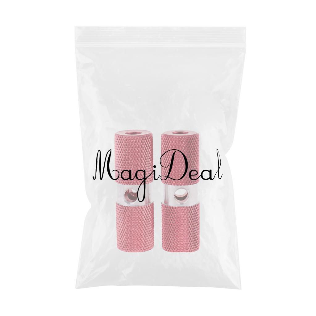 Aluminium Alloy Cylinder BMX Front Rear Axle Foot Pegs Bike Bicycle Red