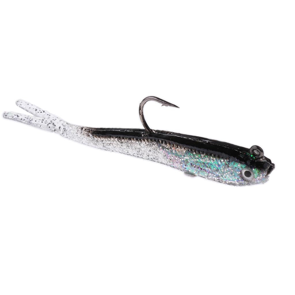 3x5pcs Fishing Lure Bait Soft Bait Fishing Lure Fishhook Artificial Bait 7.5cm
