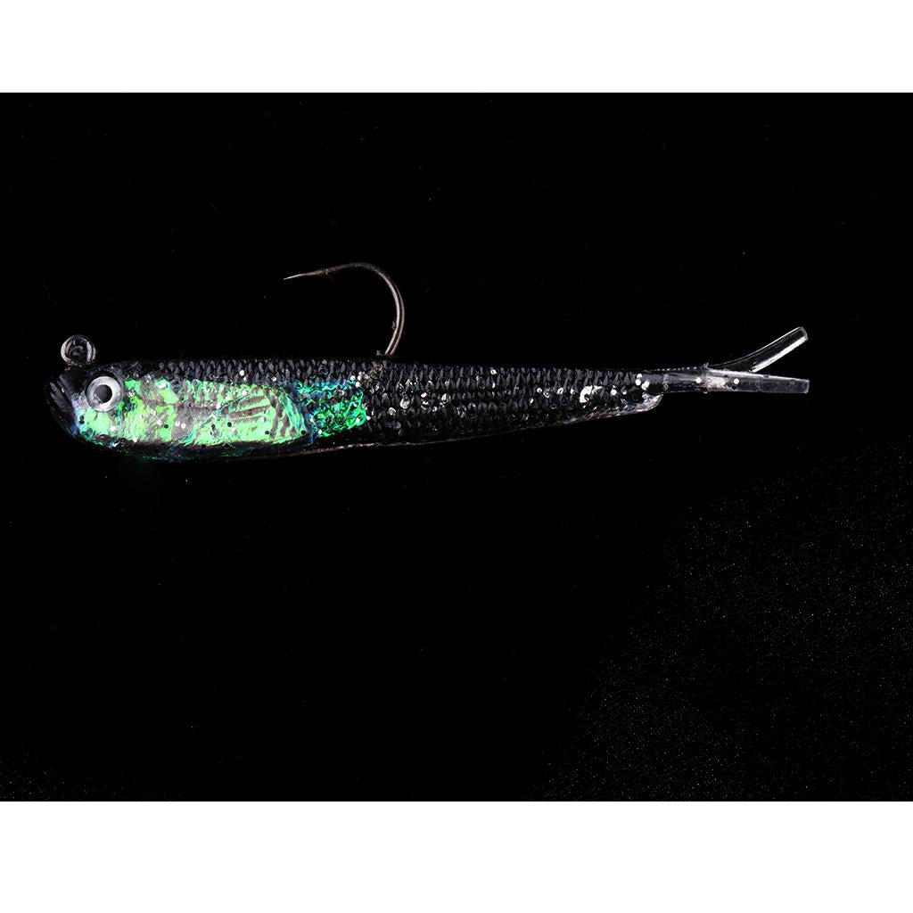 5pcs Fishing Lure Bait Soft Bait Fishing Lure Fishhook Artificial Bait 7.5cm