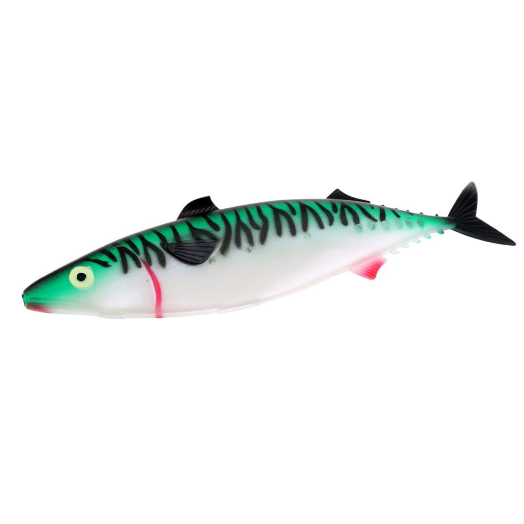 Soft Simulate Hollow Fish Lure Big Size Sea Fishing Lures Fishing-Lure Green