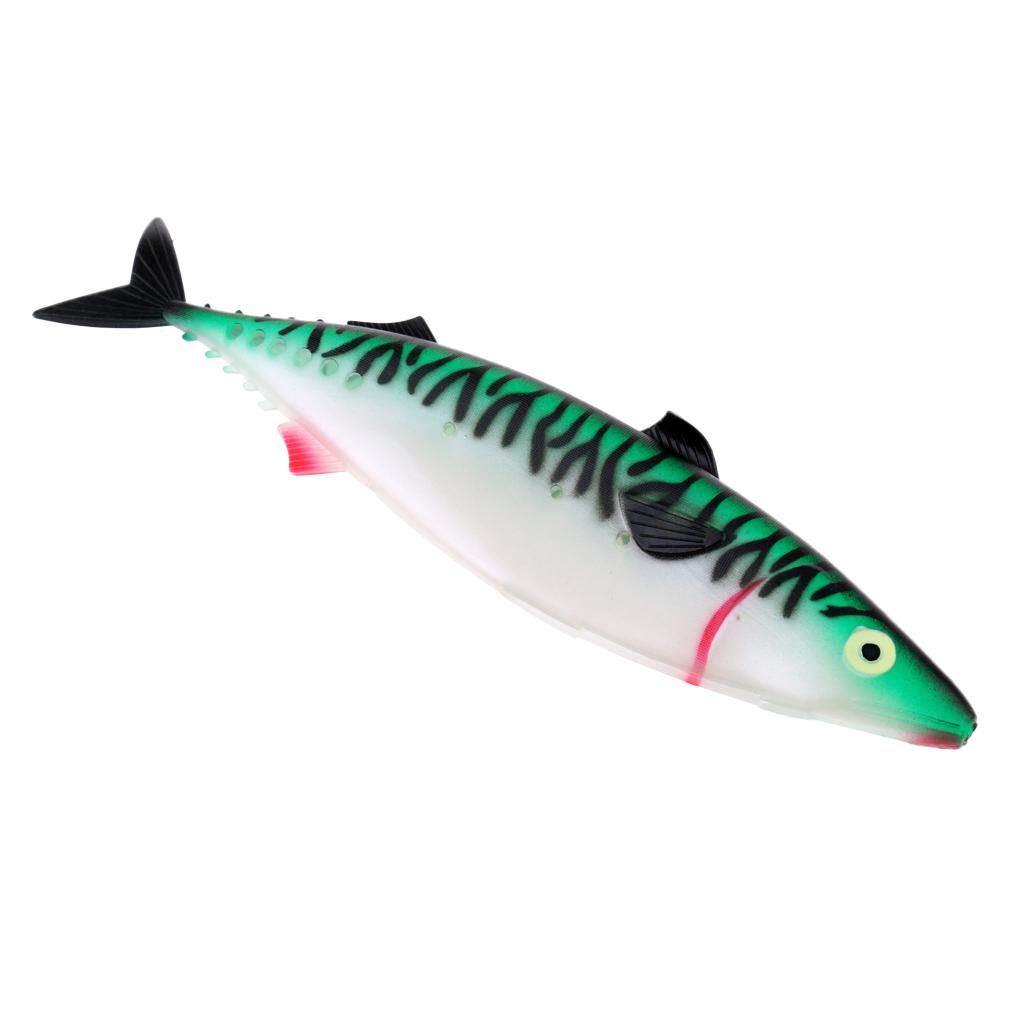 Soft Simulate Hollow Fish Lure Big Size Sea Fishing Lures Fishing-Lure Green