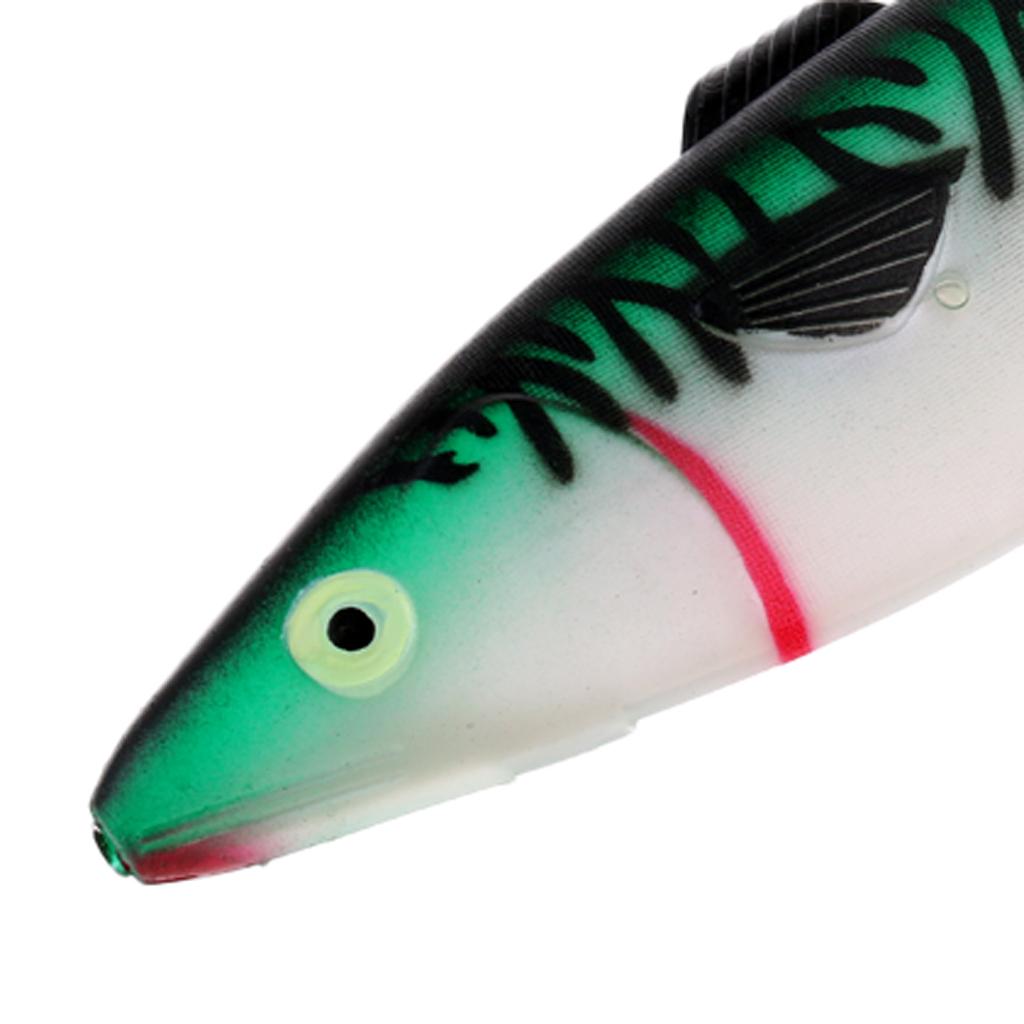 Soft Simulate Hollow Fish Lure Big Size Sea Fishing Lures Fishing-Lure Green
