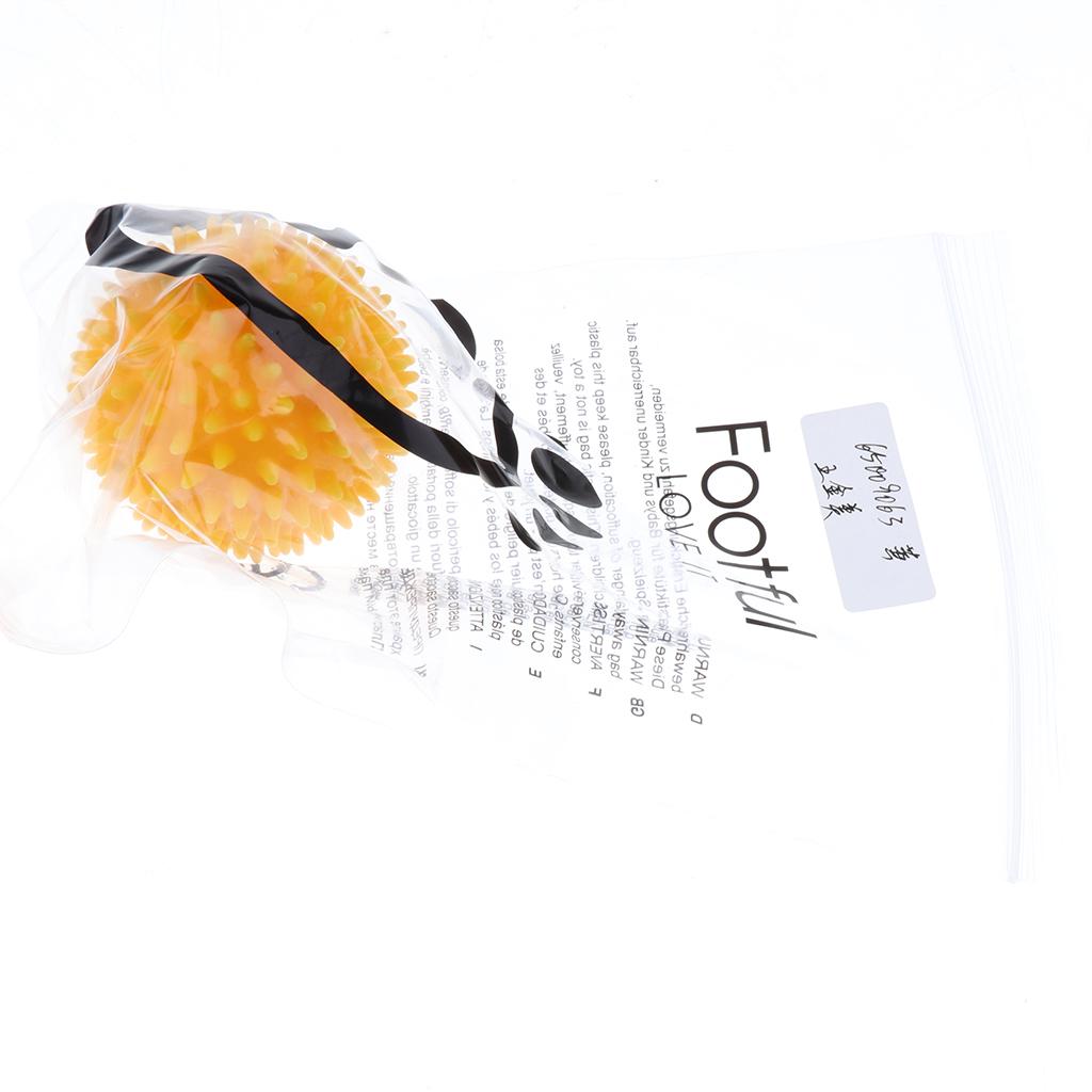 Yoga Ball Fitness Exercise BalanceTool Stepping Feet Massage Ball Yellow