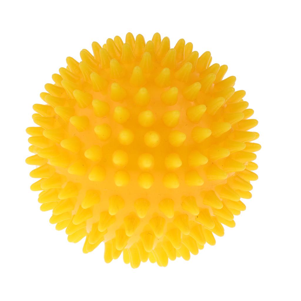 Yoga Ball Fitness Exercise BalanceTool Stepping Feet Massage Ball Yellow