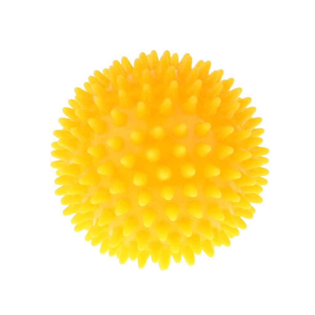 Yoga Ball Fitness Exercise BalanceTool Stepping Feet Massage Ball Yellow
