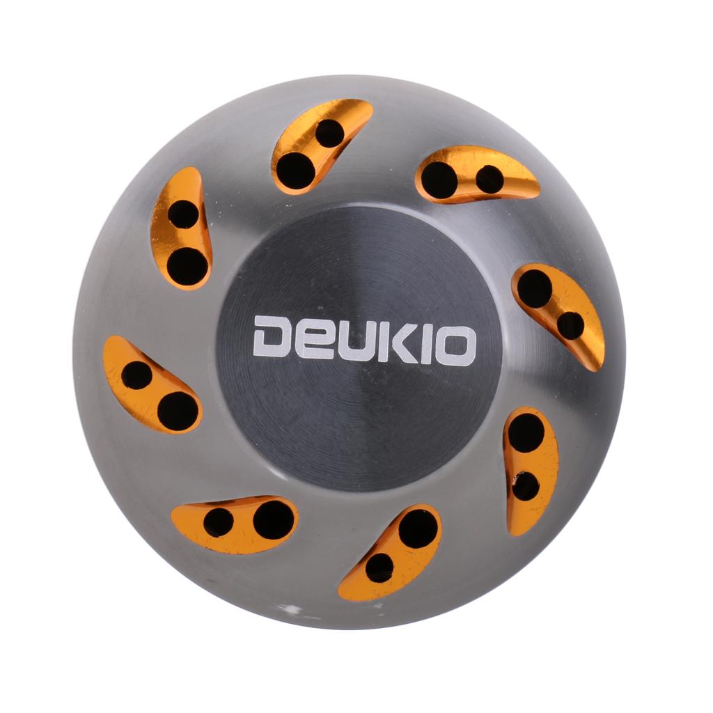 Spinning Fishing Reel Handle Power Knob Replacement Handle Grip Gray Gold