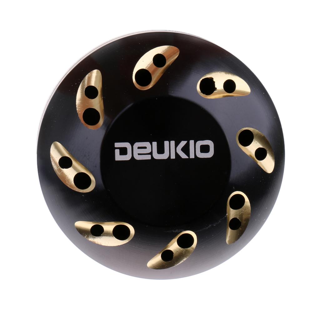 Spinning Fishing Reel Handle Power Knob Replacement Handle Grip Black Gold