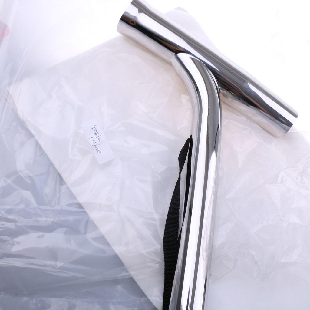 Stainless Steel Outrigger Boat Fishing Rod Holder Pole Rest Tube with Strap