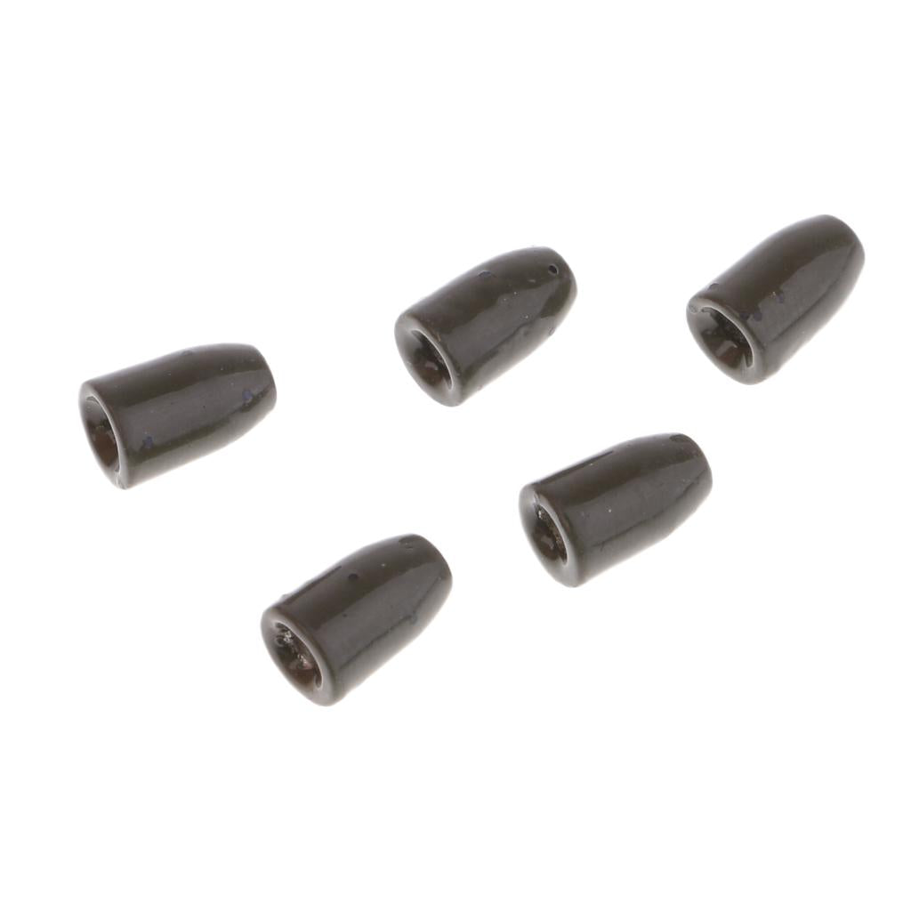 Tungsten Weights Bullet Fishing Sinker Worm Weights 5pcs 1.8g Green