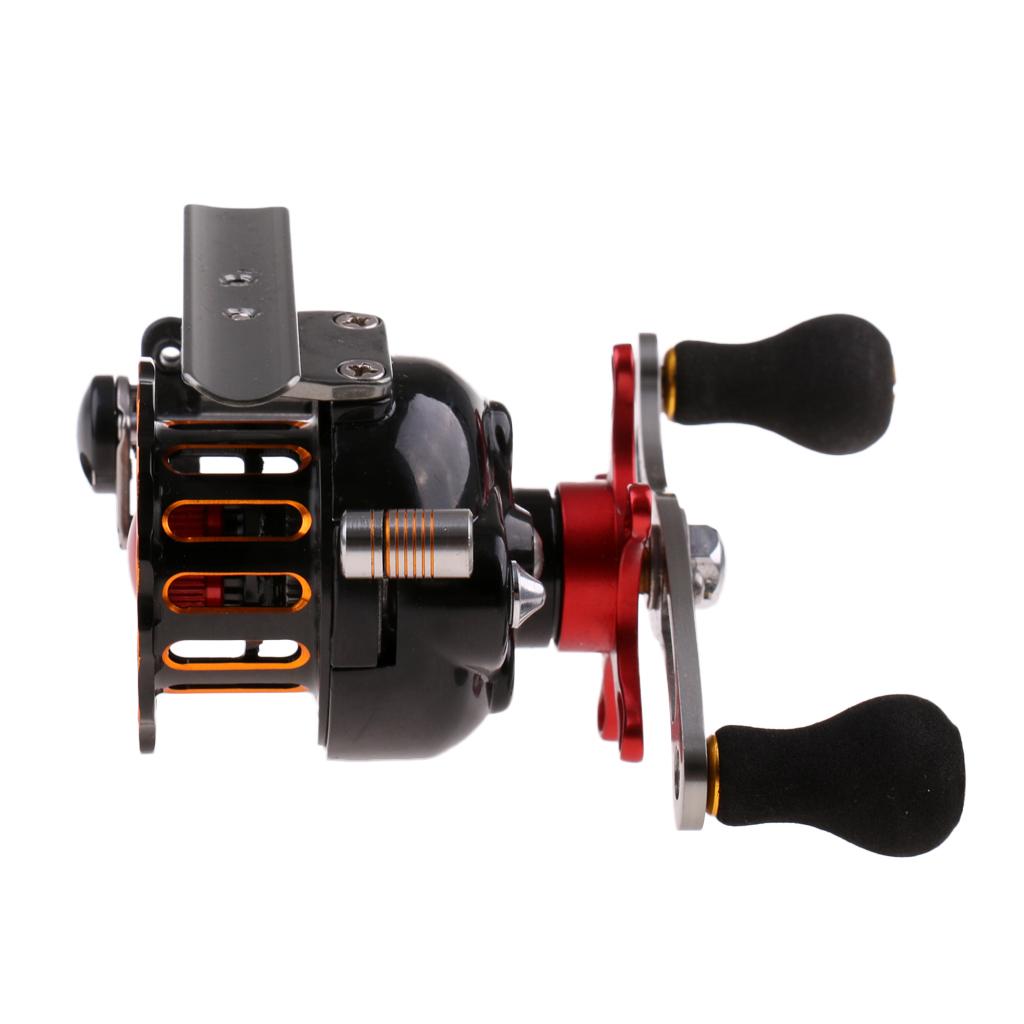 CNC Metal Fly Fishing Reel Right Handle Ice Fishing Wheel Raft Reel FBE5000