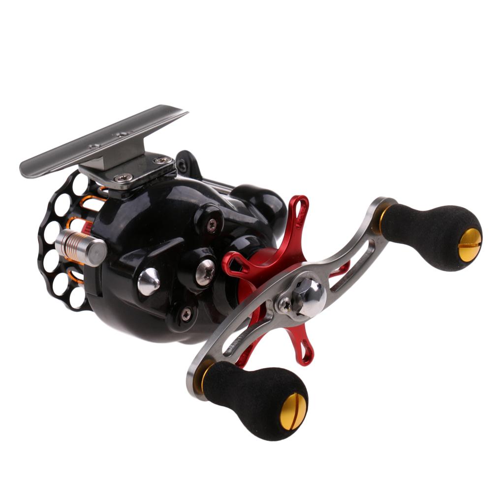 CNC Metal Fly Fishing Reel Right Handle Ice Fishing Wheel Raft Reel FBE5000
