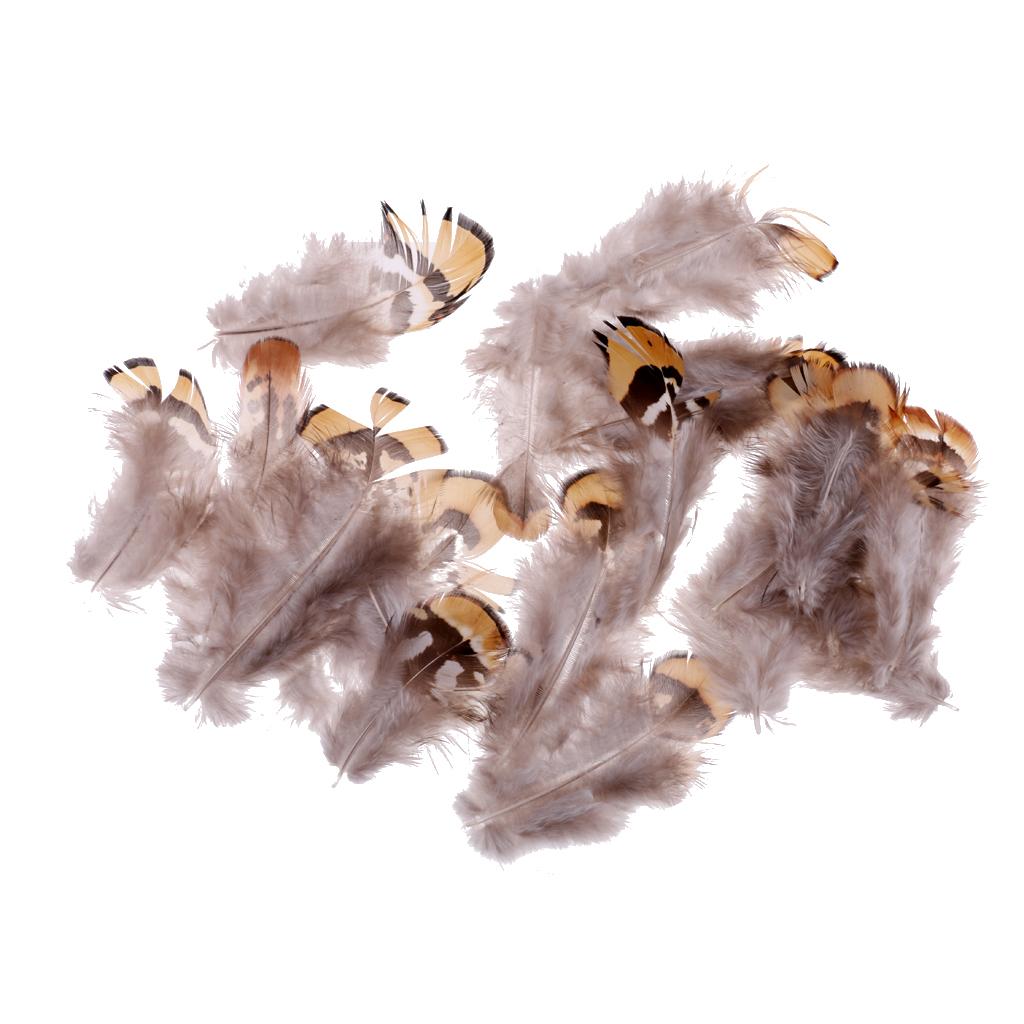 10Pcs Simulation Quills Fly Tying Materials Quills Feathers for Fly Tying