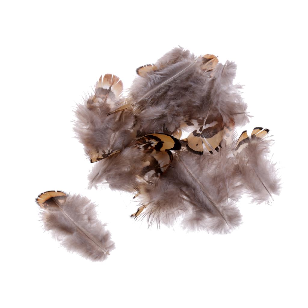 10Pcs Simulation Quills Fly Tying Materials Quills Feathers for Fly Tying