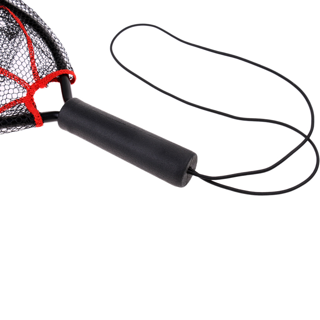 Aluminum Landing Net Catch and Release Nets Fly Fishing Nylon Mesh Brail Net