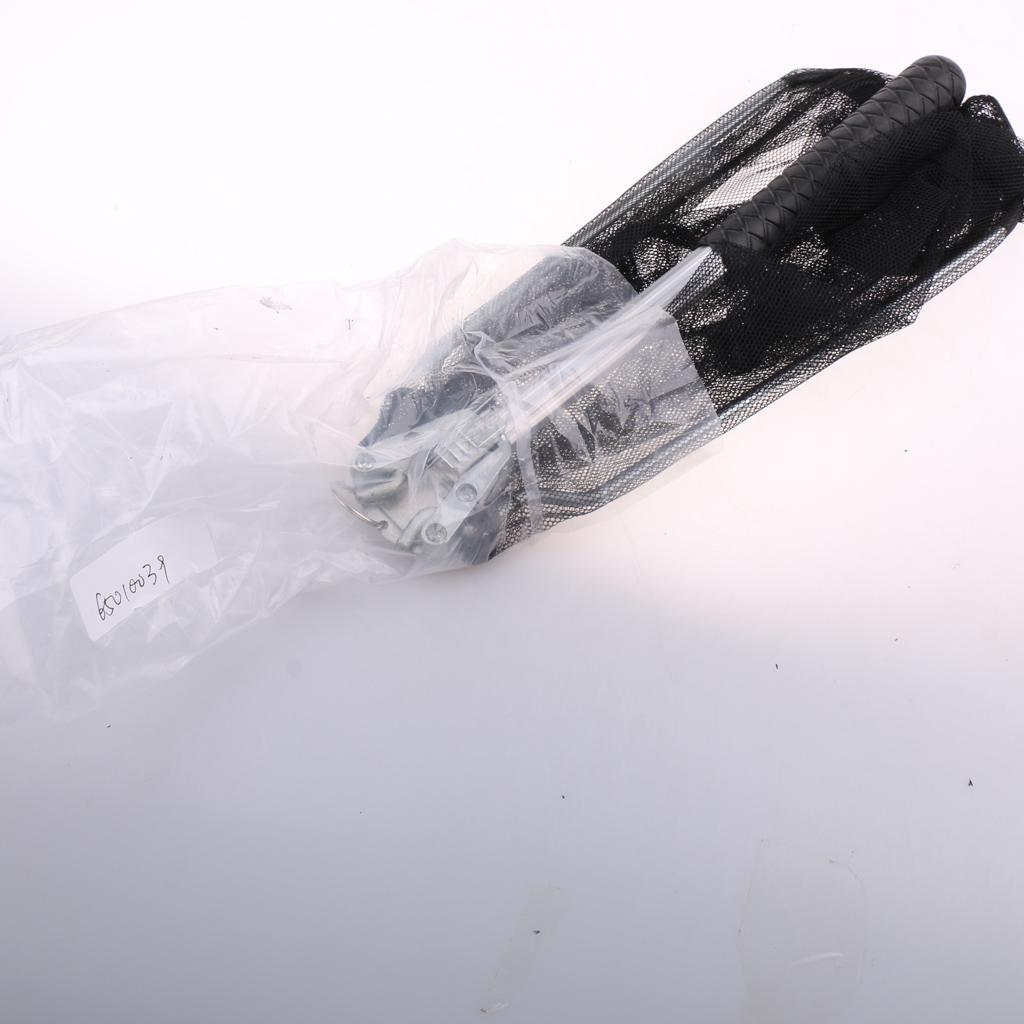 Aluminum Alloy 50cm Fishing Net Telescoping Foldable Landing Net Nylon Mesh