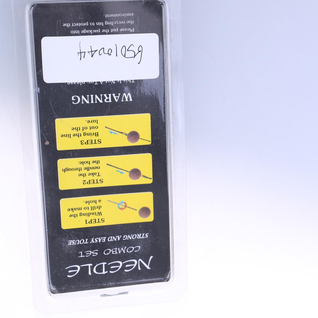 Hook Needle + Stringer Needle + Drill Needle Fishing Rigging Bait Needle Kit