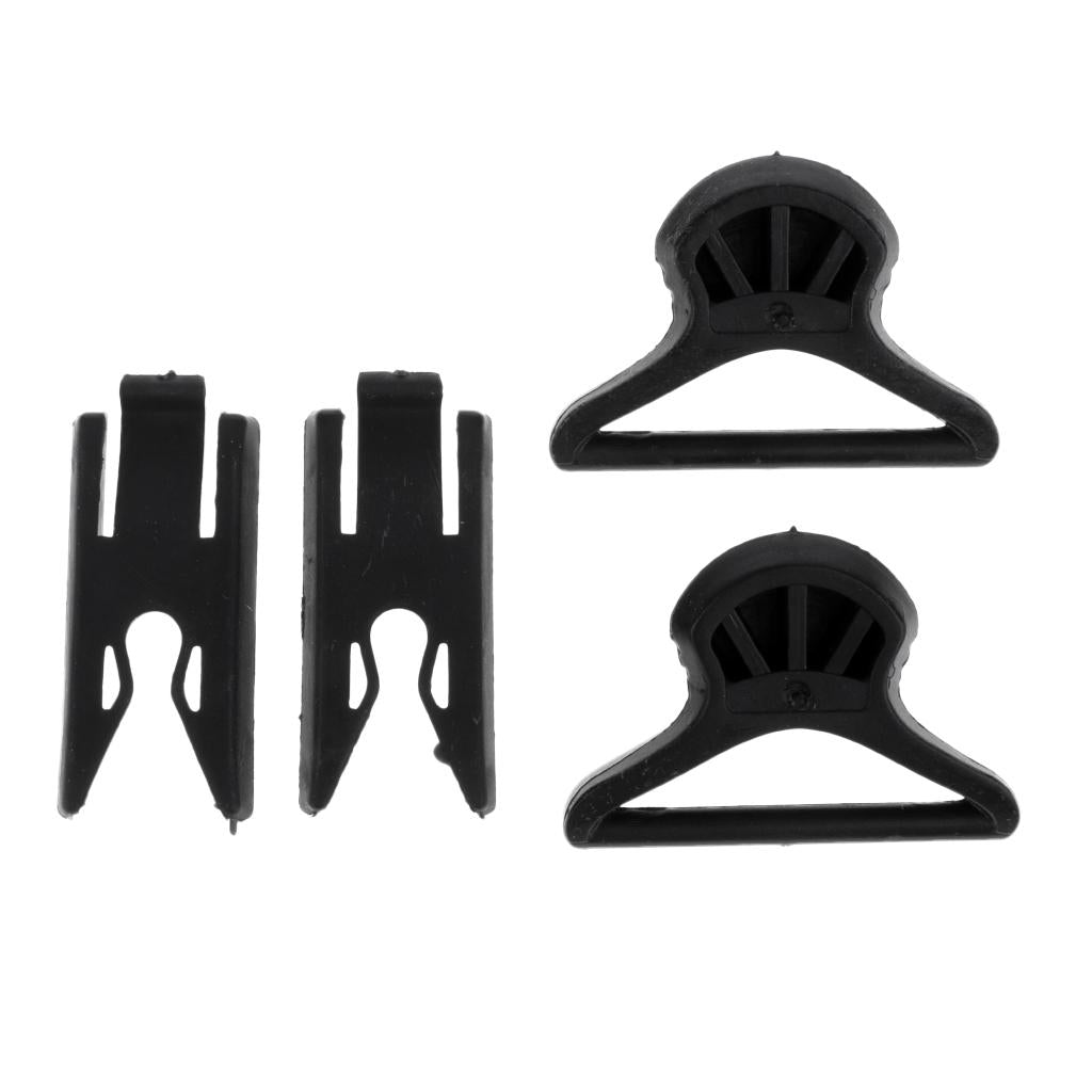 36mm Military Goggle Swivel Clips for Fast Helmet Side Rail Tactical Black