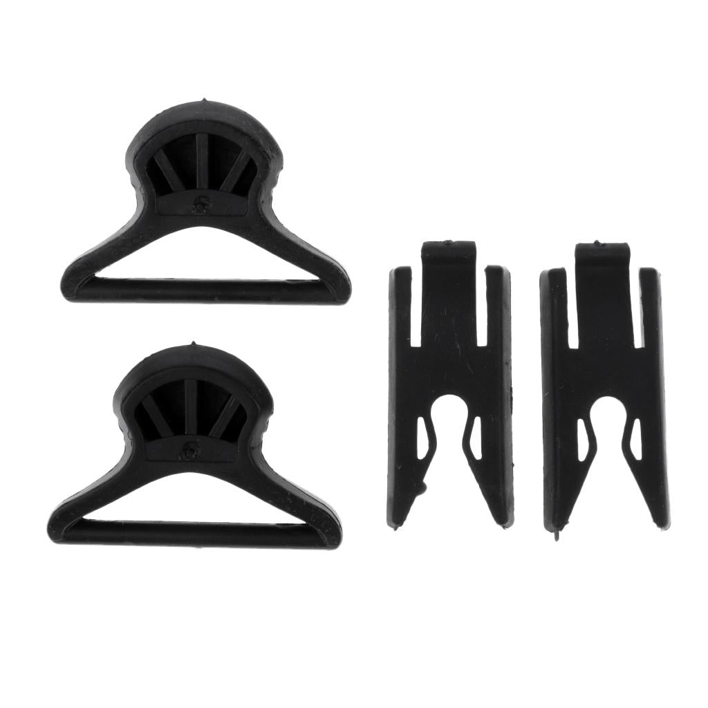 36mm Military Goggle Swivel Clips for Fast Helmet Side Rail Tactical Black