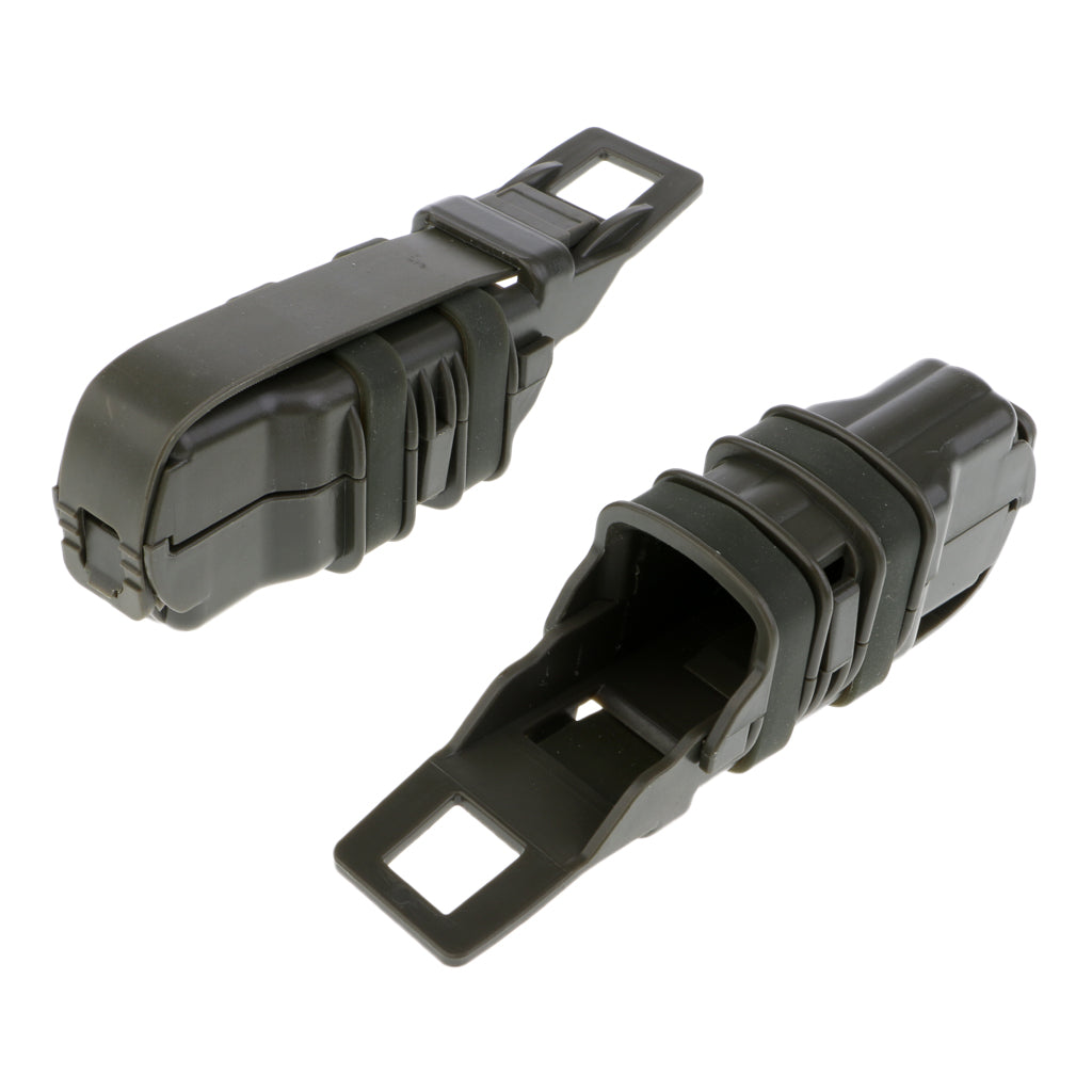 2 in 1 Tactical Fast Mag Pouch Holster Set Pack Bag Tool Pocket Green