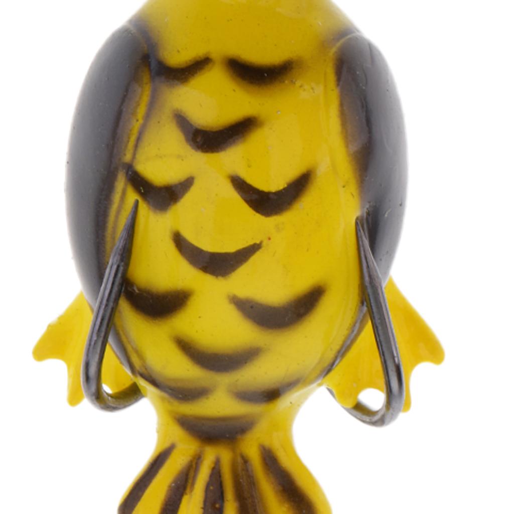 Little Duck Fishing Lure Bait Crankbaits Silicone Tackle 2.8inch Yellow