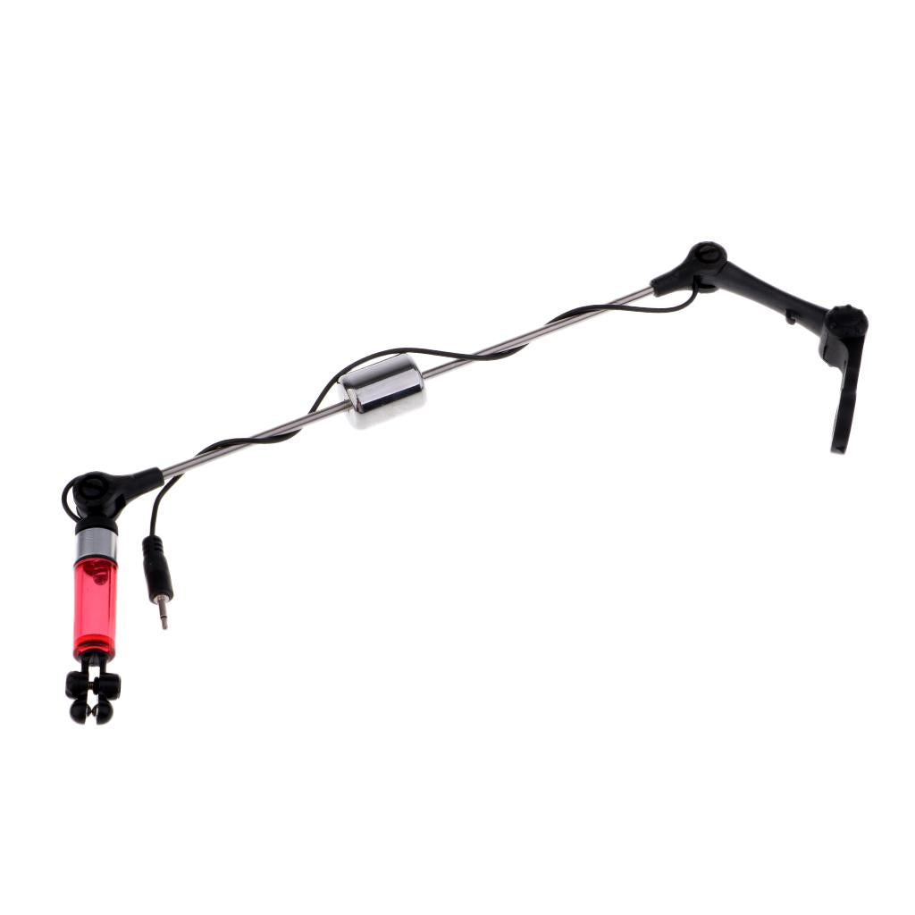Fishing Bite Alarm Hanger LED Illuminated Indicator Tackle Red