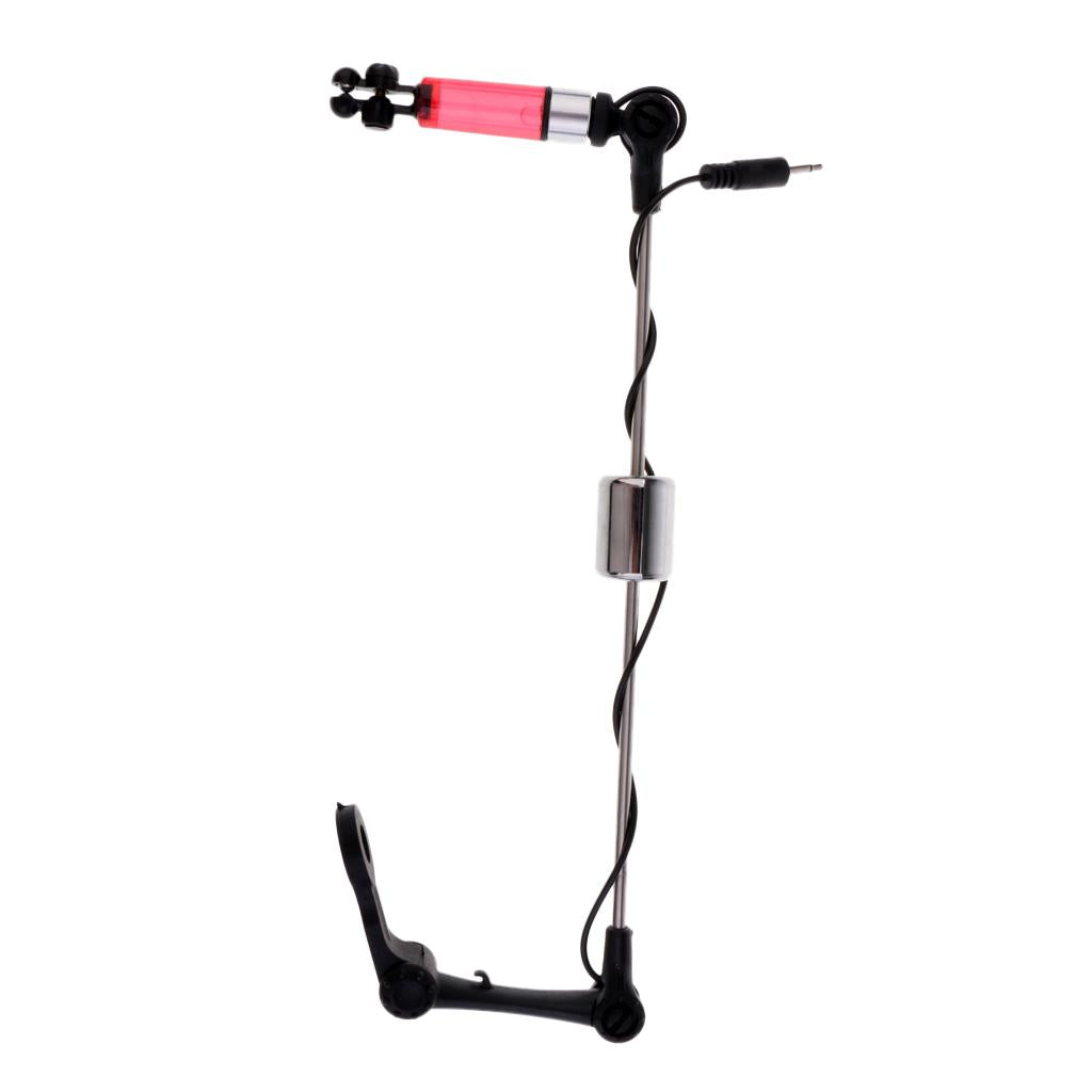 Fishing Bite Alarm Hanger LED Illuminated Indicator Tackle Red