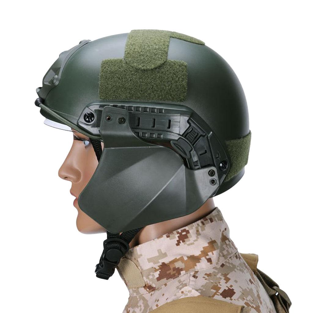 Tactical Side Cover for Fast Helmet Rail Fast Helmet Rail System Black