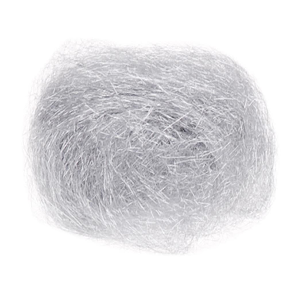 Ultra Fine Ice Dub Dubbing Fishing Thread Fly Tying Material Silver