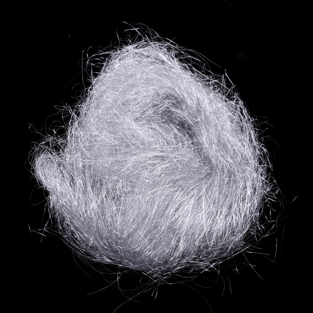 Ultra Fine Ice Dub Dubbing Fishing Thread Fly Tying Material Silver