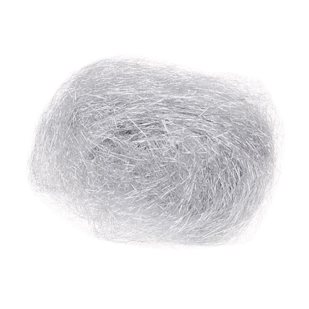 Ultra Fine Ice Dub Dubbing Fishing Thread Fly Tying Material Silver