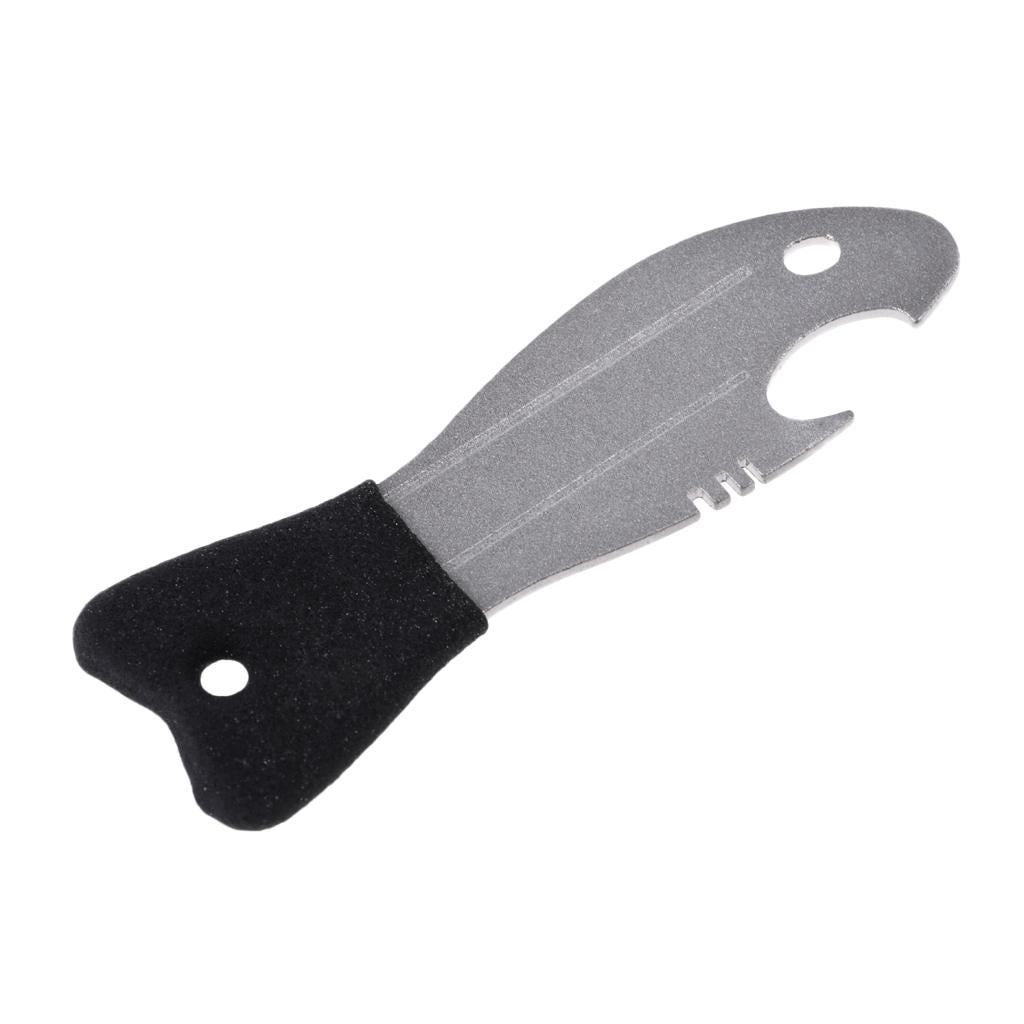 2 in 1 Fishing Hook Hone Sharpener Double Side Multifunction Bottle Opener