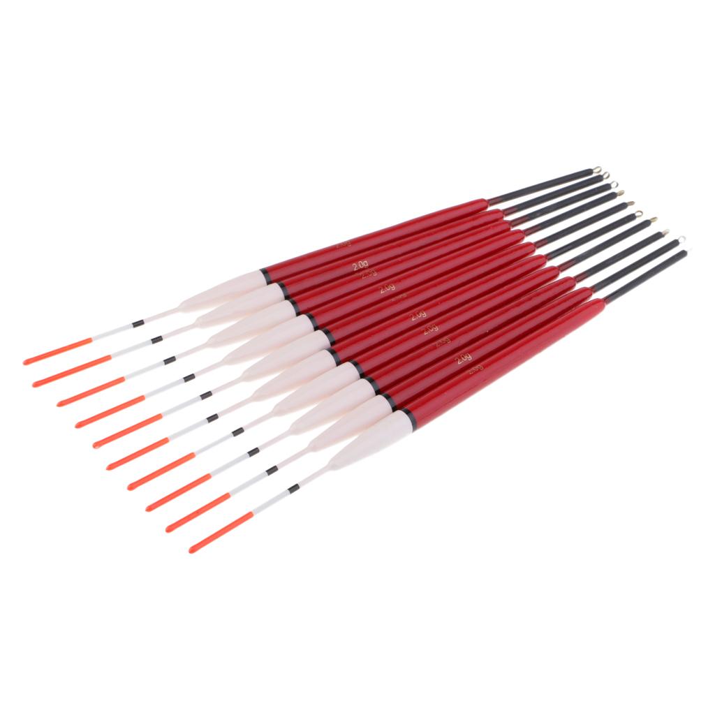 Fishing Paulownia Wood Floats Bobbers Carp Coarse Fishing Tackle 22cm Red