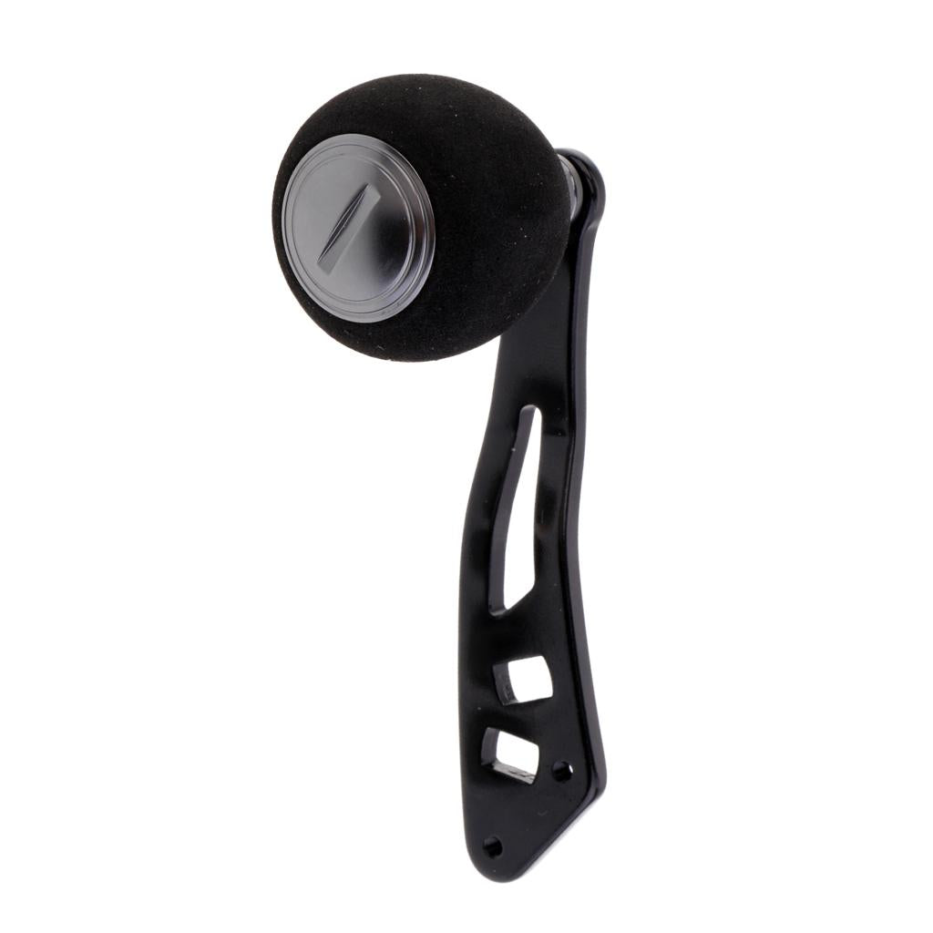 Power Fishing Reel Handle Knob Drum Baitcasting Reel Handle Rocker Arm Gray