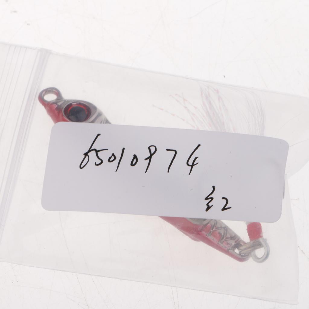 Spoons Hard Fishing Lures w/Hooks Salmon Bass Metal Fishing Lure Baits Red