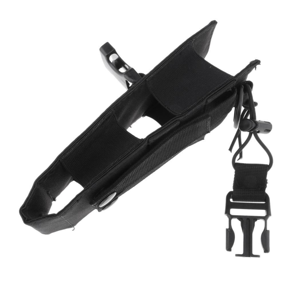 Walkie Talkie Bag Holder Waist Pouch Tactical Radio Pouch Bag Black
