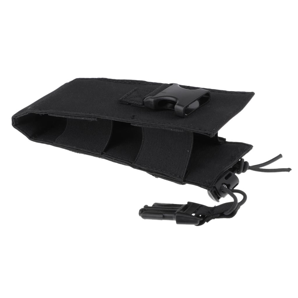 Walkie Talkie Bag Holder Waist Pouch Tactical Radio Pouch Bag Black