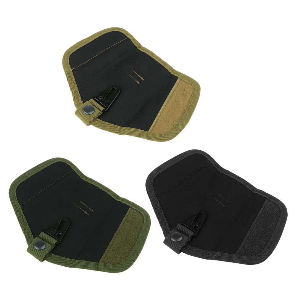 Oxford Silent Key Holder Pouch Nylon w/Flaps and Duty Belt Loop Khaki