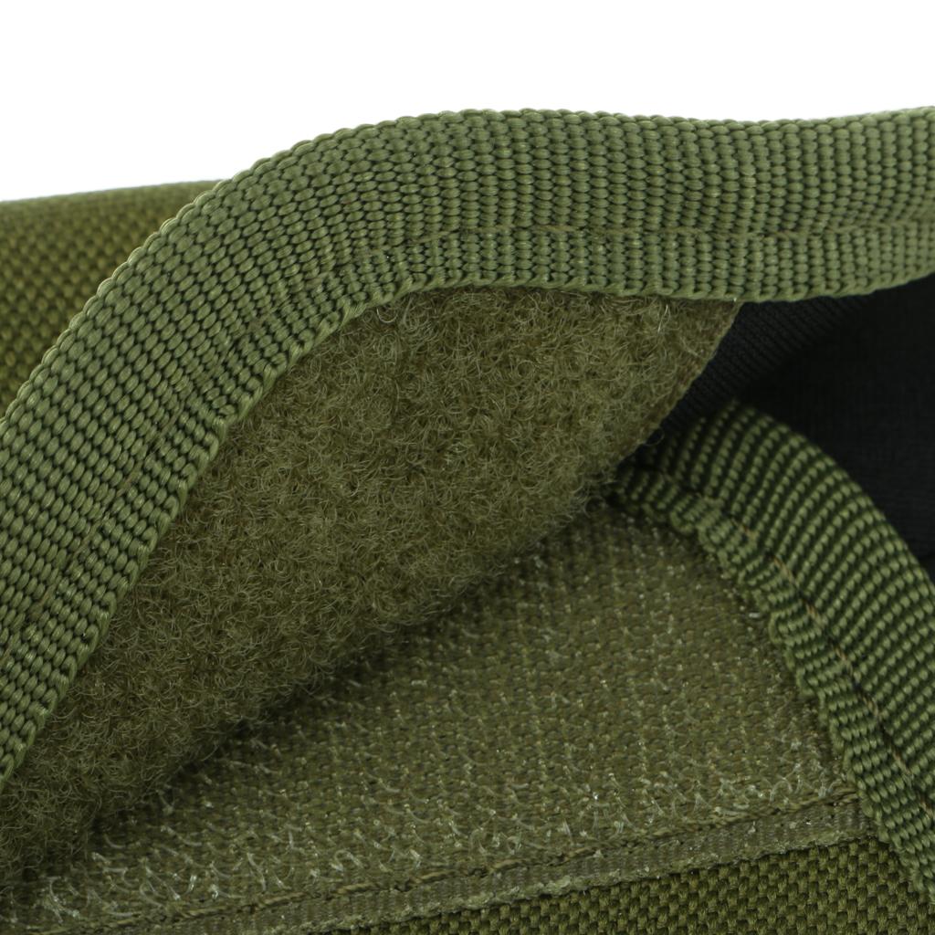 Oxford Silent Key Holder Pouch Nylon w/Flaps and Duty Belt Loop Amry Green