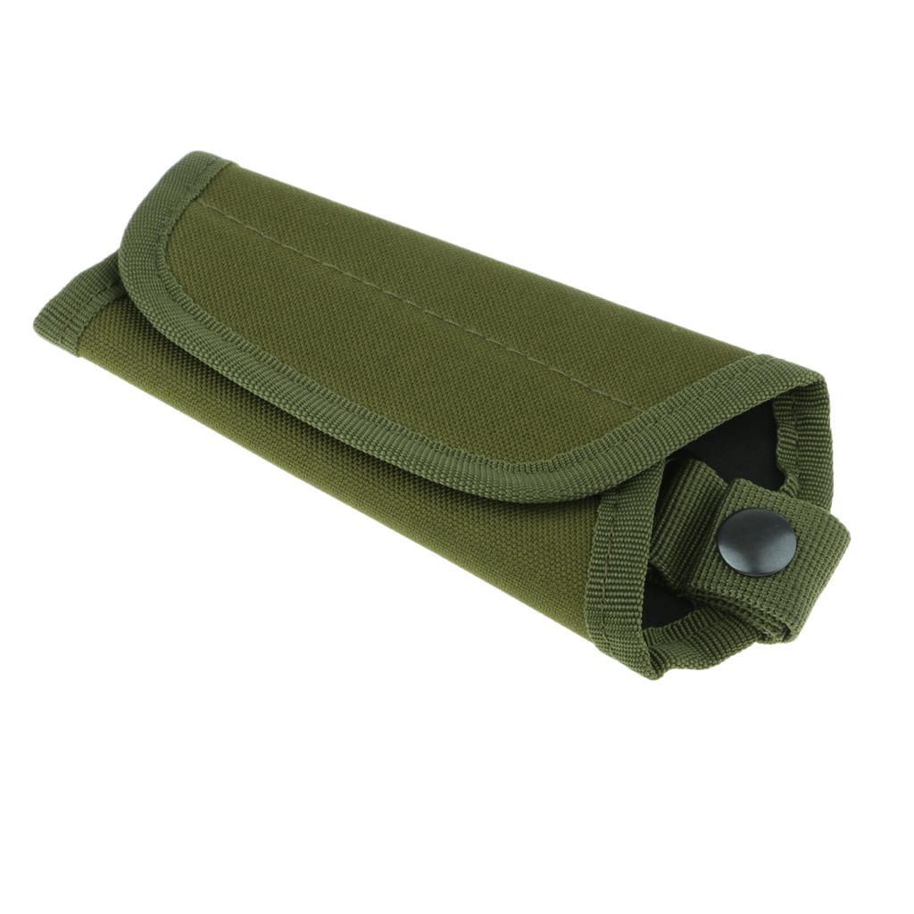 Oxford Silent Key Holder Pouch Nylon w/Flaps and Duty Belt Loop Amry Green
