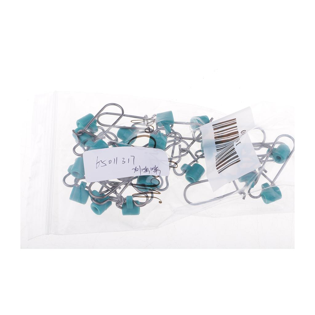 20pcs High Strength Fishing Sinker Slides with Nice Snap Fish Finder