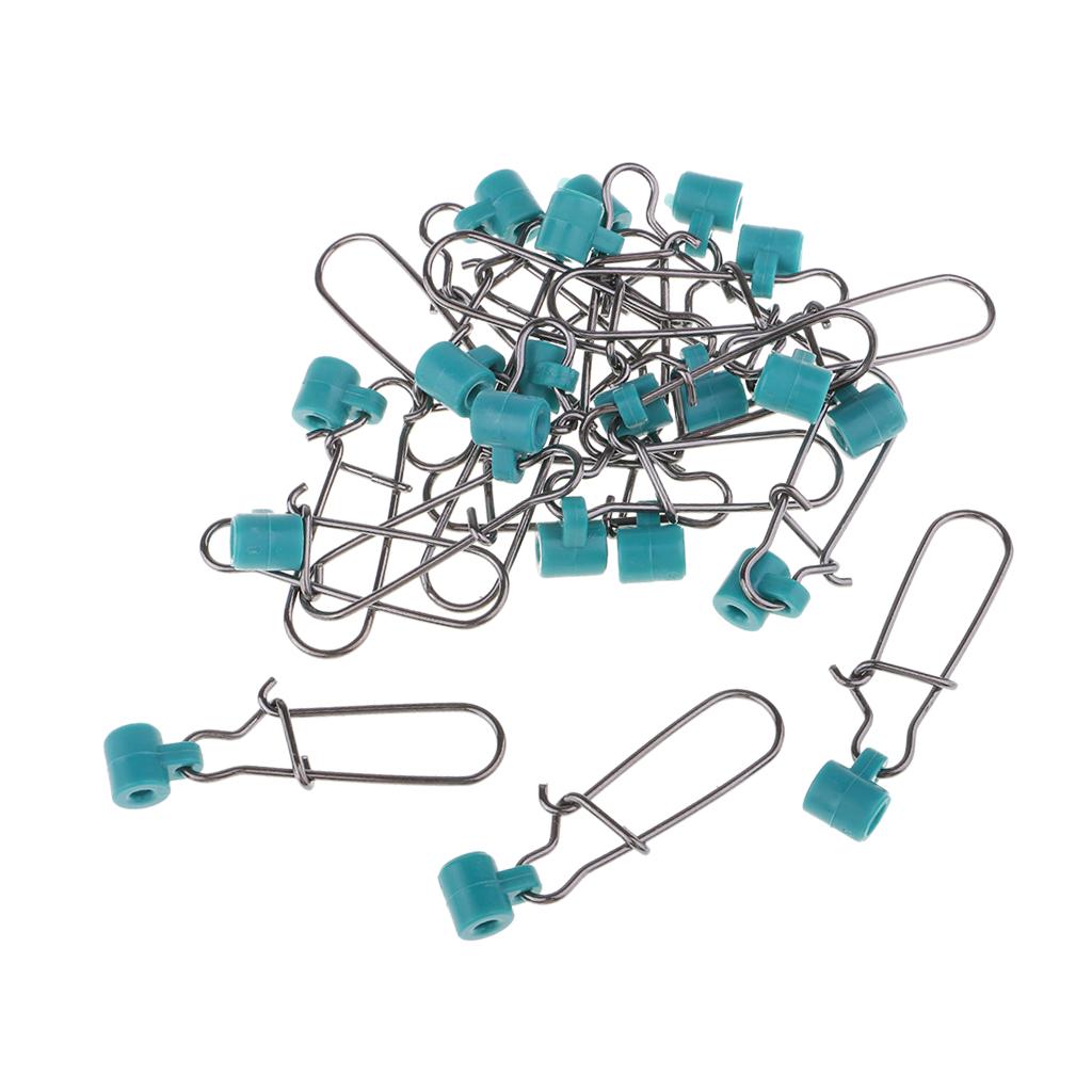 20pcs High Strength Fishing Sinker Slides with Nice Snap Fish Finder