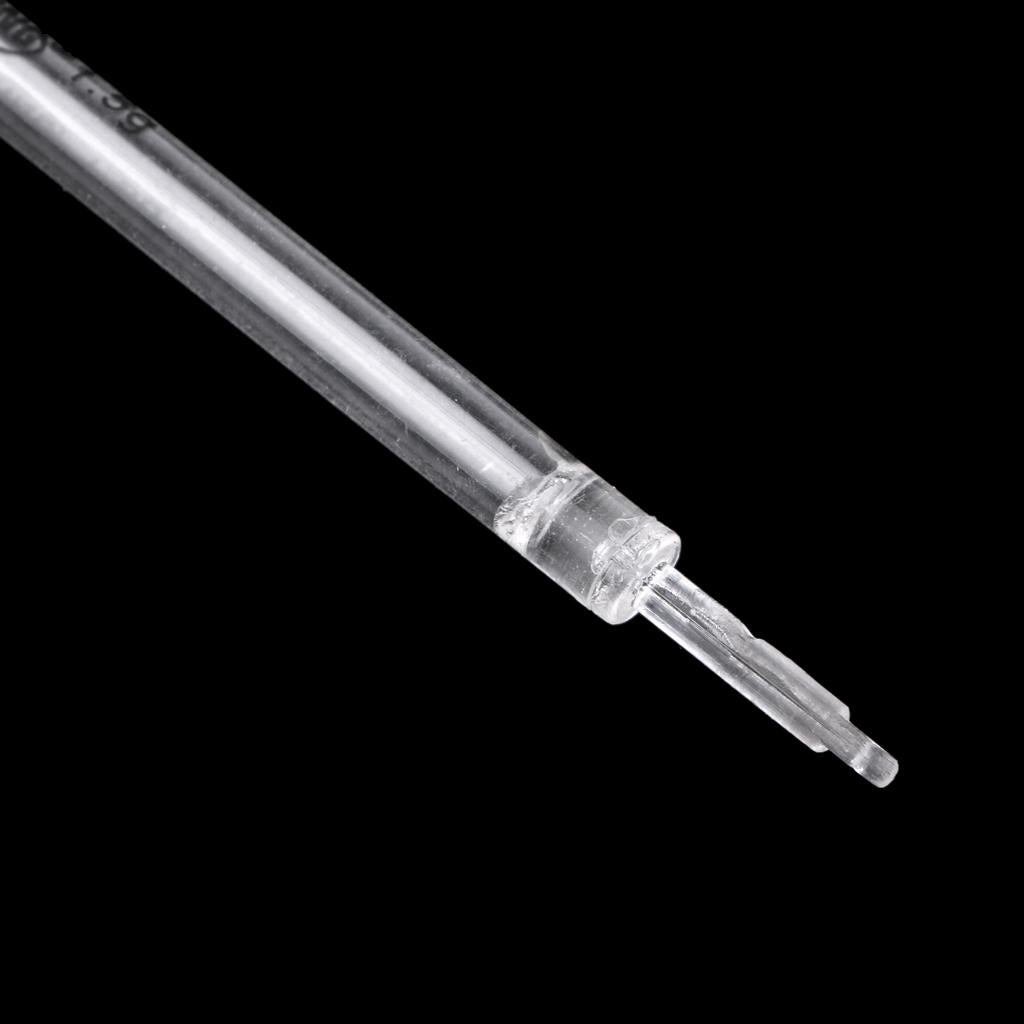 10pcs Rock Fishing Buoy Plastic Fishing Floats Set Crystal Waggler Model 2